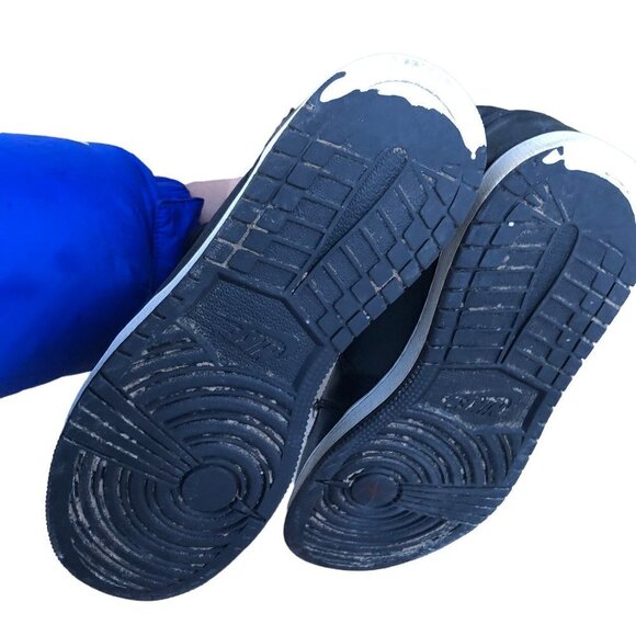 Air Jordan 1 Retro High Black Satin Gym Red Black Size 7.5 - Picture 6 of 15